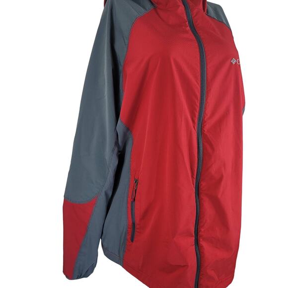Columbia Omni-Shield Advanced Repellent Red Men's Jacket XXL - Picture 2 of 5